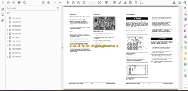 Daewoo B15S, B18S Lift Truck Service Manual - Image 2