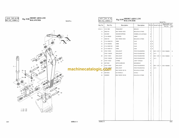 Doosan Solar 220LC-3 Excavator Parts Manual (Serial Number 0001 and Up) - Image 4