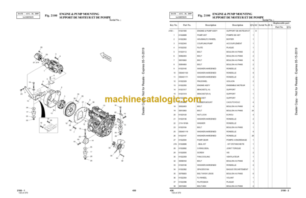 Doosan SSL 430 Skid Steer Loader Parts Manual (Serial Number AJ to AN) - Image 3