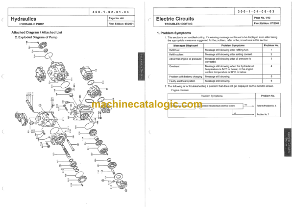 Sumitomo SH400-3 Hydraulic Excavator Service Text - Image 3