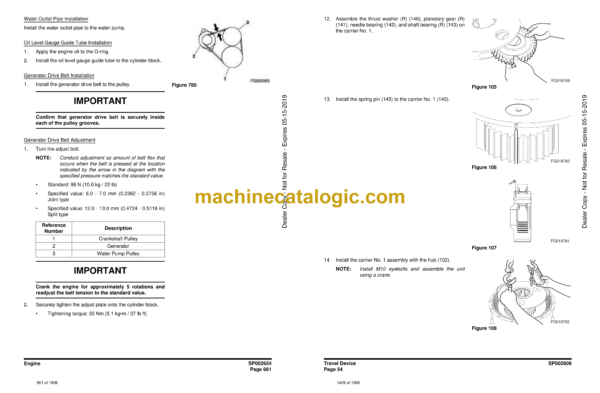 Doosan Daewoo D100, D120 Lift Truck Service Manual - Image 3