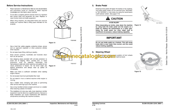 Doosan DL300-5, DL350-5 Wheel Loader Operation and Maintenance Manual (Serial Number 20001 and Up) - Image 3