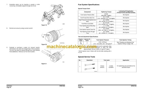 Doosan DX55 Hydraulic Excavator Shop Manual (Serial Number 50001 and Up) - Image 4