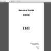 IHI Hydraulic Excavator Service, Parts, Operator Manual PDF DVD - Image 6