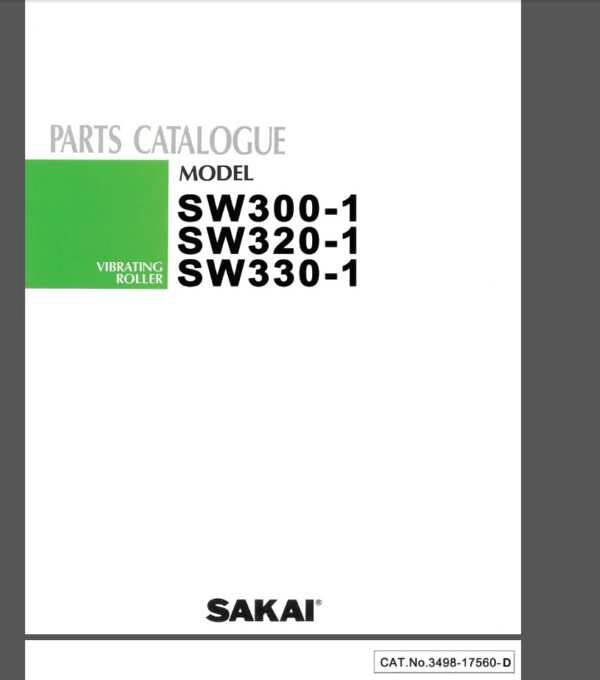 SAKAI Asphalt Equipment PDF Archive – Service, Parts & Operator's Manuals - Image 5