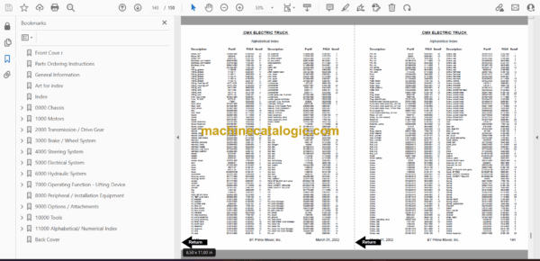 BT CMX Counterbalance Forklift Full Manual (Service, Parts and Operators Manual) - Image 4
