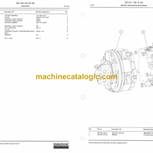 Sandvik Ranger DX800 Drill Rig Parts Manual (47041-2017)