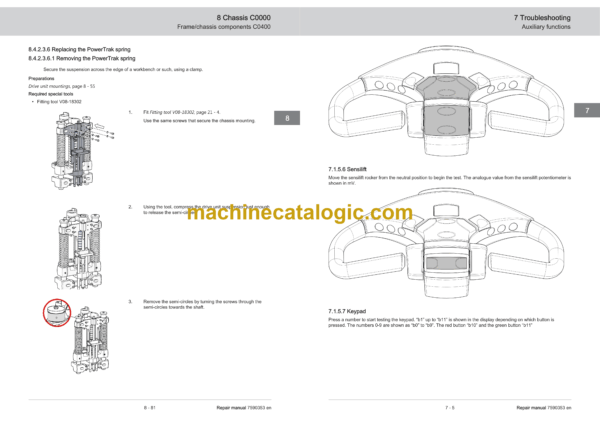 BT SPE120, SPE120L, SPE140, SPE140L, SPE140S, SPE160, SPE160L, SPE200, SPE200D, SPE200L Electric Stacker Repair Manual - Image 3