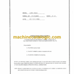 Ingersoll Rand LMA500C Crawler Drilling Rig Parts Manual (T-51144C)