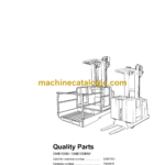 BT OME100M, OME100MW Order Picker Quality Parts Manual