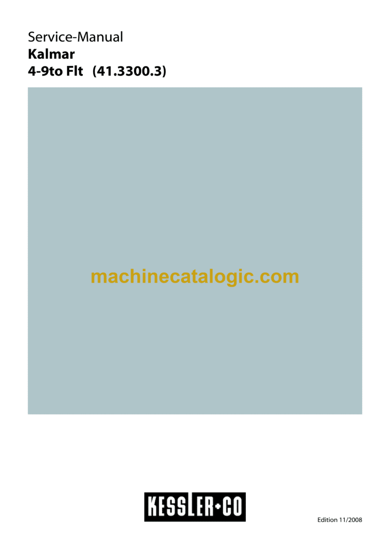 Kessler 4-9t Service Manual
