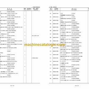 Furukawa DCR20 Drill Rig Parts Manual