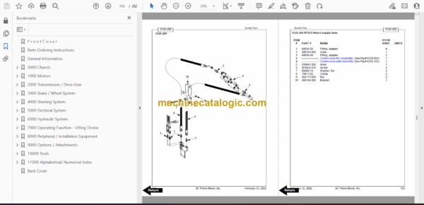 BT Prime Mover SC10, SC20, SC30, SC40 Electric Stacker Full Manual (Service, Parts and Operators Manual) - Image 4