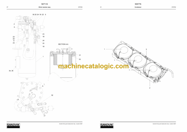 Sandvik Titon 200 Drill Rig Parts Manual (200-0703-195) - Image 4