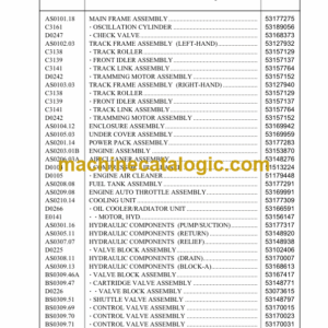 Ingersoll Rand ECM580 Crawler Drilling Machine Parts Manual (X0060790E)