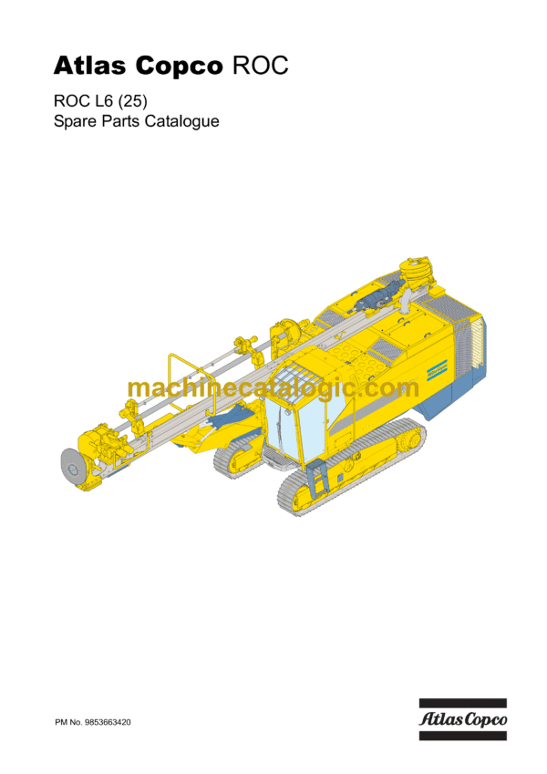 Atlas Copco L6(25) ROC Parts Manual