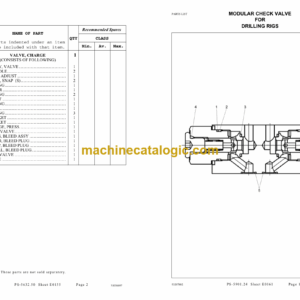 Ingersoll Rand ECM580 Crawler Drilling Machine Parts Manual (X0060790E)
