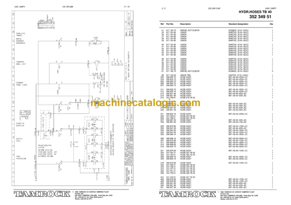 Sandvik Monomatic 105-40 Drill Rig Parts Manual (100D1299-1) - Image 4