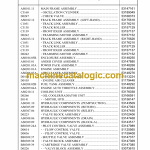 Ingersoll Rand ECM580 Crawler Drilling Machine Parts Manual (X00702700)