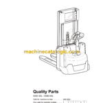 BT SWE120L, SWE140L Electric Stacker Quality Parts Manual