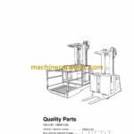 BT OM0.85, OMW0.85 Order Picker Quality Parts Manual