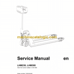 BT LHM230, LHM300 Hand Pallet Truck Master Service Manual