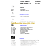 Sandvik Commando 300 Drill Rig Parts Manual (101M2970-1)