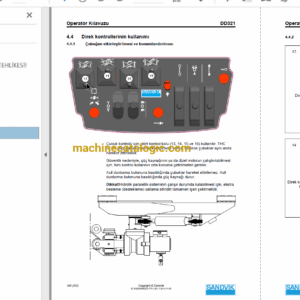 Sandvik DD321-40 Drilling Rig Full Documents (Service, Operator, Maintenance Manual and Parts Catalog) [115D41199]