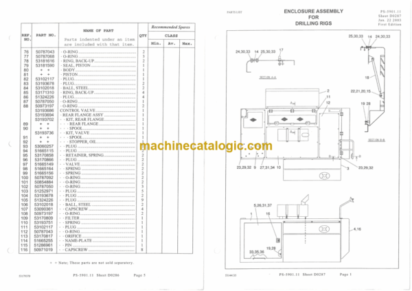 Atlas Copco CM470 Crawler Drilling Machine Parts Manual (W002385BE) - Image 4