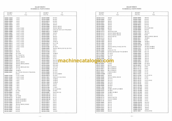 Furukawa HCR1000EDS-2 Drill Rig Parts Manual - Image 4