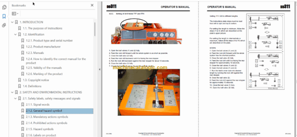 Sandvik DD311 Drilling Rig Full Documents (Service, Operator, Maintenance Manual and Parts Catalog) [L19D7031] - Image 4