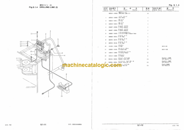 Furukawa HCR15D-2, HCR15ED-2 Drill Rig Parts Manual - Image 2