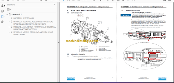 Sandvik DD321-40 Drilling Rig Full Documents (Service, Operator, Maintenance Manual and Parts Catalog) [115D41826] - Image 2