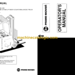 BT RCB30B, RCB40B, RCB50B Rider Truck Full Manual (Service, Parts and Operators Manual)