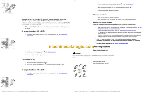 Volvo EC330B Excavator Operators Manual - Image 3
