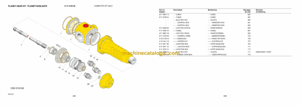 Atlas Copco H1254 Simba Parts Manual - Image 3