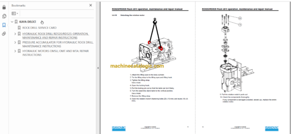 Sandvik DD321-40 Drilling Rig Full Documents (Service, Operator, Maintenance Manual and Parts Catalog) [115D41826] - Image 3