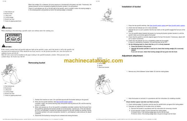 Volvo EC330B Excavator Operators Manual - Image 4