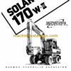 Daewoo Solar 170W-3 Excavator Operation and Maintenance Manual (Serial Number 0001 thru 0736)