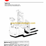 BT WRX30 Pedestrian Stacker Quality Parts Manual