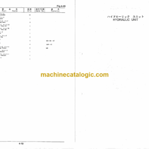Furukawa HCR8S Drill Rig Parts Manual