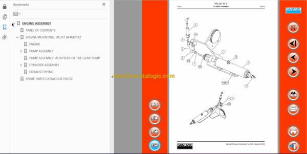 Sandvik DD320-40 Drilling Rig Full Documents (Service, Operator, Maintenance Manual and Parts Catalog) [110D18219] - Image 4