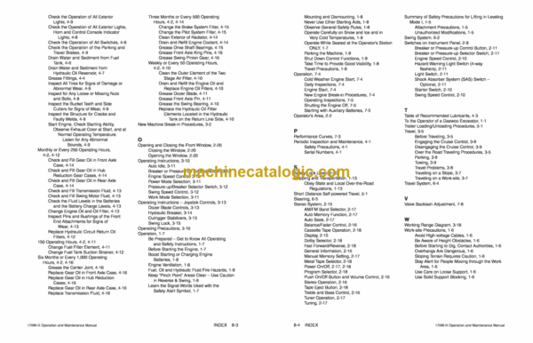 Daewoo Solar 170W-3 Excavator Operation and Maintenance Manual (Serial Number 0001 thru 0736) - Image 2