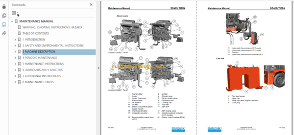 Sandvik DD422i Drilling Rig Full Documents (Service, Operator, Maintenance Manual and Parts Catalog) [119D57996] - Image 4