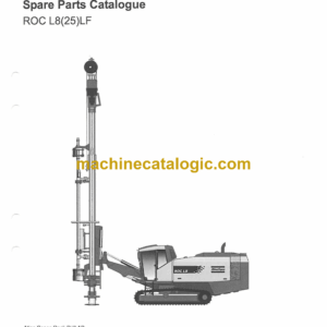 Atlas Copco L8(25)LF ROC Parts Manual
