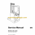BT RR M12, M14, M16 Reach Truck Master Service Manual