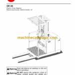 BT OE35 Electric Counterbalanced Order Selector Quality Parts Manual