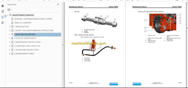 Sandvik DD422i Drilling Rig Full Documents (Service, Operator, Maintenance Manual and Parts Catalog) [119D57996] - Image 2