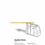 BT OS 1.0 Order Picker Quality Parts Manual