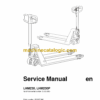 BT LHM230, LHM230P Hand Pallet Truck Master Service Manual